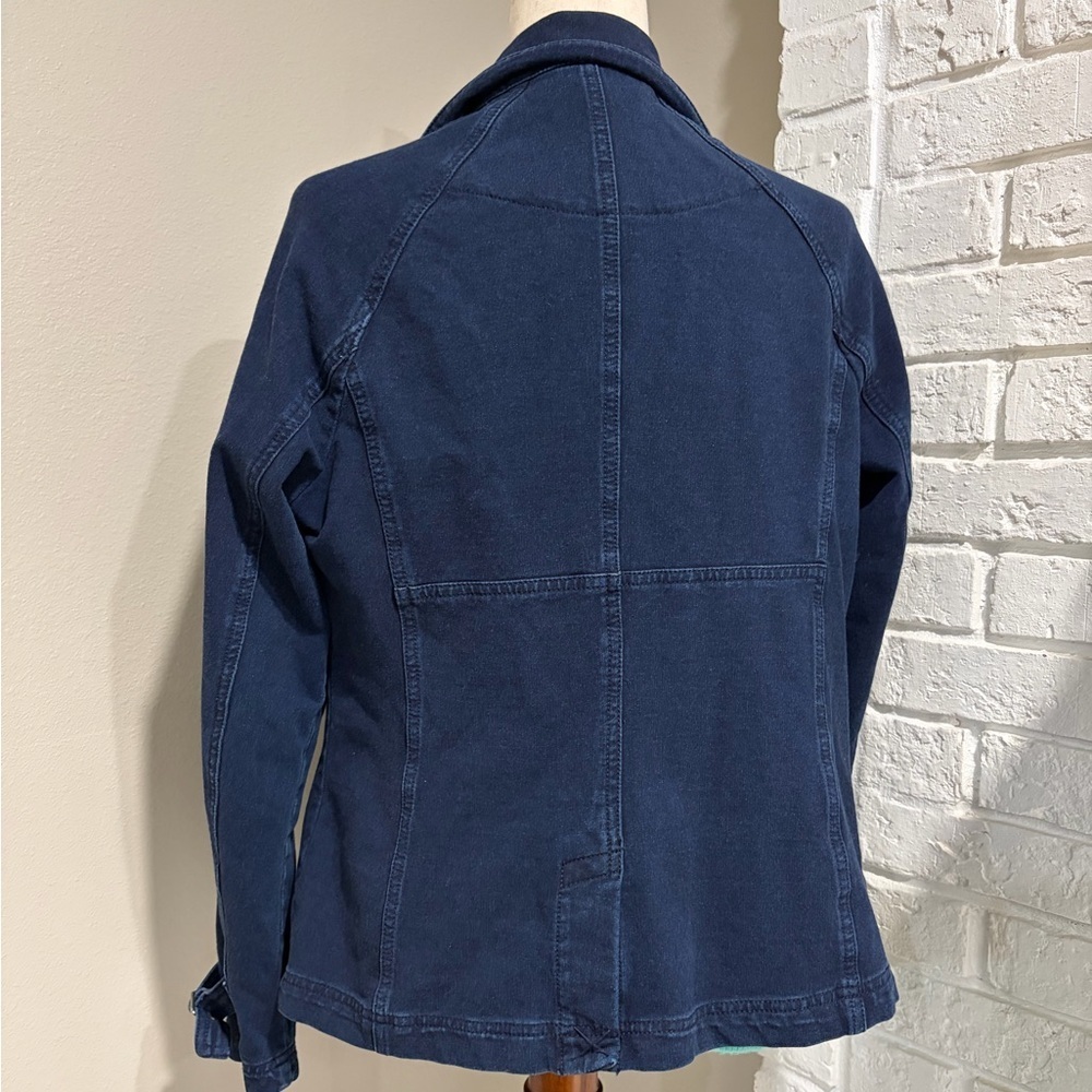 Coldwater Creek Navy Button Front Utility Jacket - Picture 3 of 3